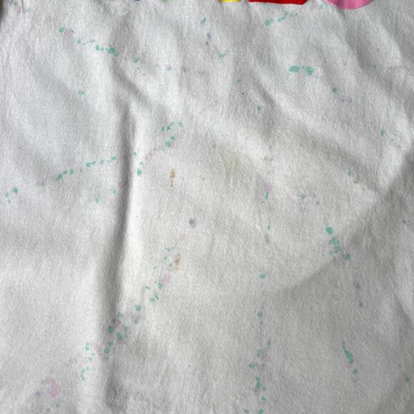 “U R Special” rainbow puff‑print graphic tee white M Unisex - Picture 9 of 9